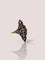 Bague 56 Bague ancienne en or jaune 14 carats et argent avec diamants taille rose 58 Facettes 11814