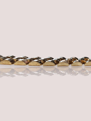 Bracelet Bracelet jubilé en or jaune 14 carats 58 Facettes 90242