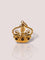 Pendentif Pendentif couronne vintage en or jaune 18 carats, perle et citrines 58 Facettes 11194