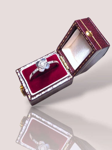 Bague 54 Mauboussin Chance of Love - Bague vintage en or blanc 18 carats 58 Facettes 999827