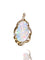 Pendentif Pendentif vintage en or jaune 18 carats avec opale et diamants 58 Facettes 60023898