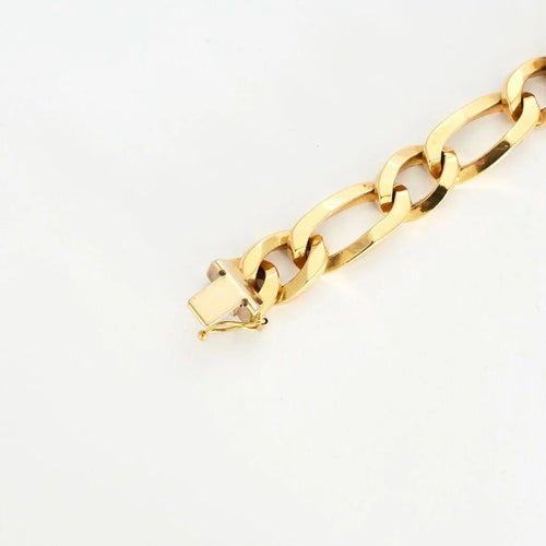Bracelet Bracelet gourmette souple en or jaune 750 58 Facettes 34200255