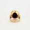 Bague 53.5 Bague camée en onyx et diamants en or rose 18K 58 Facettes 31300537