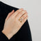 Bague 56 Bague chevalière coussin en or jaune 750 sertie de diamants et rubis 58 Facettes 32500148