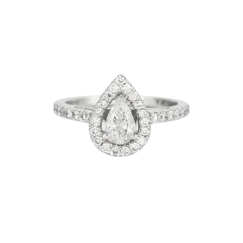 Bague 52 Messika M-LOVE - Bague en or gris 18 k et diamants 58 Facettes 31300004