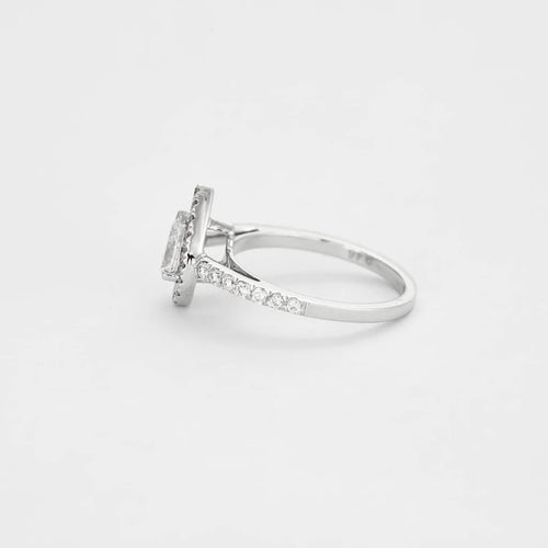 Bague 52 Messika M-LOVE - Bague en or gris 18 k et diamants 58 Facettes 31300004