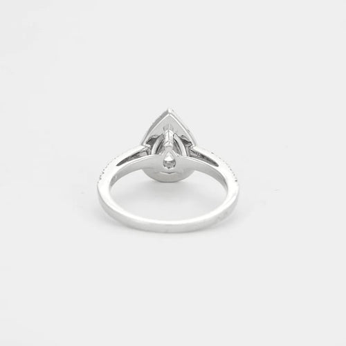 Bague 52 Messika M-LOVE - Bague en or gris 18 k et diamants 58 Facettes 31300004