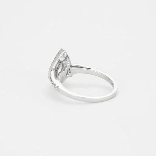 Bague 52 Messika M-LOVE - Bague en or gris 18 k et diamants 58 Facettes 31300004