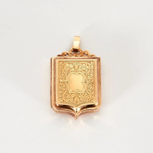 Pendentif Cassolette porte-photo en or rose 750/1000e 58 Facettes 36400038