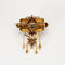 Broche Broche Napoléon III en or jaune 18k, perles fines et émeraudes 58 Facettes 37200023