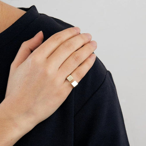 Bague 47 Costanza - Bague ouverte en or jaune 18k 58 Facettes 33200217