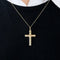 Pendentif Croix ciselée en or jaune 750 58 Facettes 36604033
