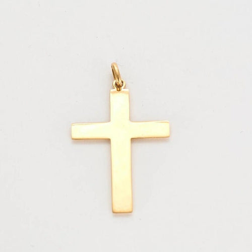 Pendentif Croix ciselée en or jaune 750 58 Facettes 36604033