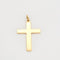 Pendentif Croix ciselée en or jaune 750 58 Facettes 36604033