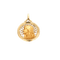 Pendentif Pageli - Médaille Vierge en or jaune 18K 58 Facettes 36604652