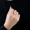 Bague 54.5 Bague solitaire en or gris 750 sertie de diamants taille brillant 58 Facettes 31300501