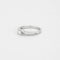 Bague 54.5 Bague solitaire en or gris 750 sertie de diamants taille brillant 58 Facettes 31300501