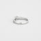 Bague 54.5 Bague solitaire en or gris 750 sertie de diamants taille brillant 58 Facettes 31300501