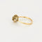 Bague 51.5 Bague bouton de fleur en or jaune et blanc 14K et diamants 58 Facettes 31300603