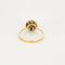 Bague 51.5 Bague bouton de fleur en or jaune et blanc 14K et diamants 58 Facettes 31300603