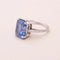 Bague 54.5 Anoushka - Bague en or blanc 18K au saphir non chauffé et diamants 58 Facettes