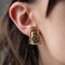 Boucles d'oreilles Tabbah Suzanne - Clips en or jaune 18K et cabochons d’émeraude 58 Facettes 762322