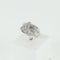 Bague 54.5 Bague lien en or blanc 750 sertie de diamants 58 Facettes