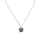 Collier Collier perle de Tahiti en or blanc 18K avec diamant 58 Facettes