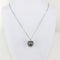 Collier Collier perle de Tahiti en or blanc 18K avec diamant 58 Facettes