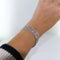 Bracelet Bracelet rivière 5 rangs en or gris et diamants 58 Facettes