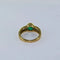 Bague 52 Bague en or jaune 18 carats avec émeraude et diamants 58 Facettes