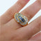 Bague 51 Bague jonc sertie de diamants baguette en or jaune 18 carats 58 Facettes