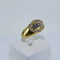 Bague 51 Bague jonc en or jaune et diamants baguette 58 Facettes