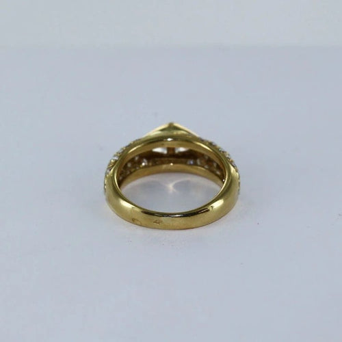 Bague 51 Bague Toi et Moi - Bague en or jaune 18 carats et diamants 58 Facettes