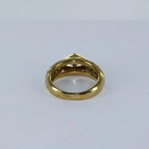 Bague 51 Toi et Moi - Bague en or jaune et diamants troïdia 58 Facettes