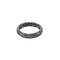 Bague 53 Alliance tour complet en or gris 18 carats sertie de diamants 58 Facettes