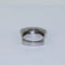 Bague 52 Bague jarretière pavée de diamants en or gris 18 carats 58 Facettes