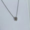Collier Collier en or blanc 18 carats avec diamants ronds 58 Facettes