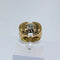 Bague 56 Bague tank en or jaune 18 carats avec diamant ancien 58 Facettes