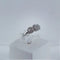 Bague 52 Bague trilogie en or blanc et diamants 58 Facettes