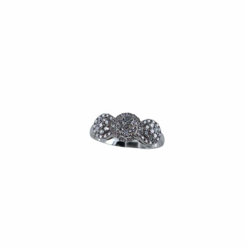 Bague 52 Bague trilogie en or blanc et diamants 58 Facettes