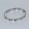 Bracelet Cartier LOVE - Bracelet jonc en or blanc 18 carats et diamants 58 Facettes