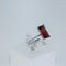 Bague 53 Bague fine en or gris 18 carats avec tourmaline rectangulaire et diamants 58 Facettes