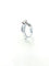 Bague 55 Solitaire - Bague en or gris 14 carats et diamants 58 Facettes