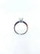 Bague 55 Solitaire - Bague en or gris et diamants 58 Facettes