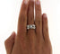 Bague 58 Bague tank en or jaune et diamants taille ancienne 58 Facettes 5687s