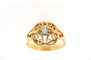 Bague 56 Bague tank en or jaune 18 carats avec diamant 58 Facettes 6363s
