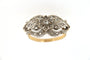 Bague 53 Bague marguerite en or jaune et gris 18 ct, diamants 58 Facettes 6506f