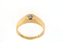 Bague 57 Bague jonc ancienne en or jaune 18 carats et diamant 58 Facettes 6498x