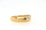 Bague 57 Bague jonc ancienne en or jaune 18 carats et diamant 58 Facettes 6498x